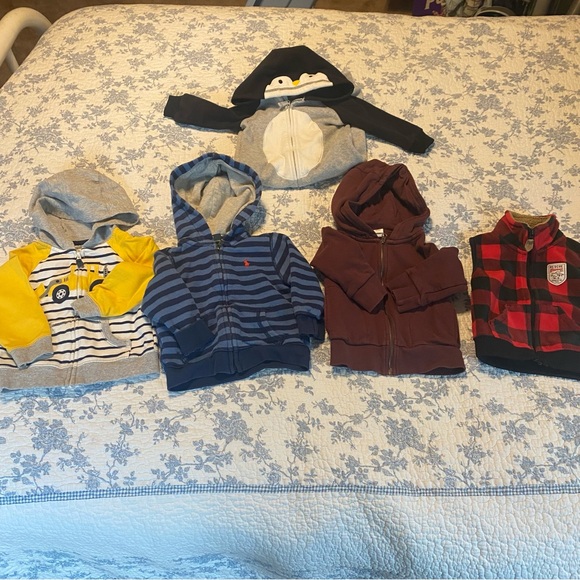Toddler Boy Fall Winter Outerwear Jacket Size 12-18 Month Bundle - Picture 1 of 11